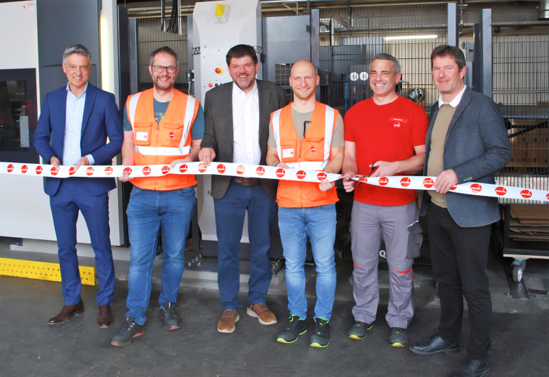 Neue Wellpappe-Anlage bei Rondo Frastanz